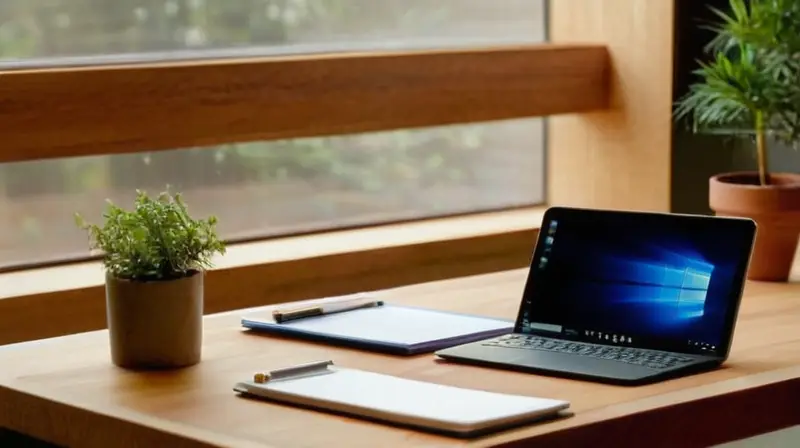 Escritorio moderno de arquitecto con herramientas