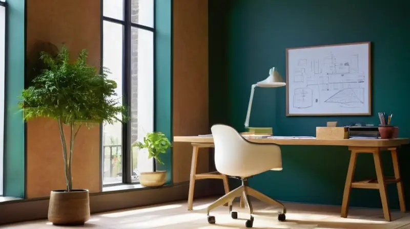 Espacio arquitectónico moderno y creativo